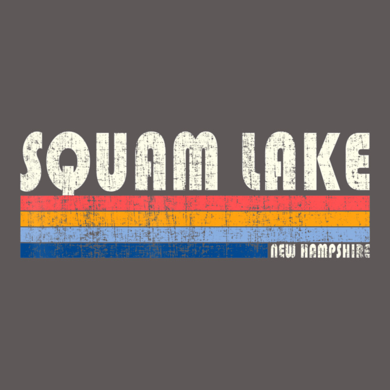 Vintage 70s 80s Style Squam Lake Nh Premium Hoodie by lanVoArt | Teevron