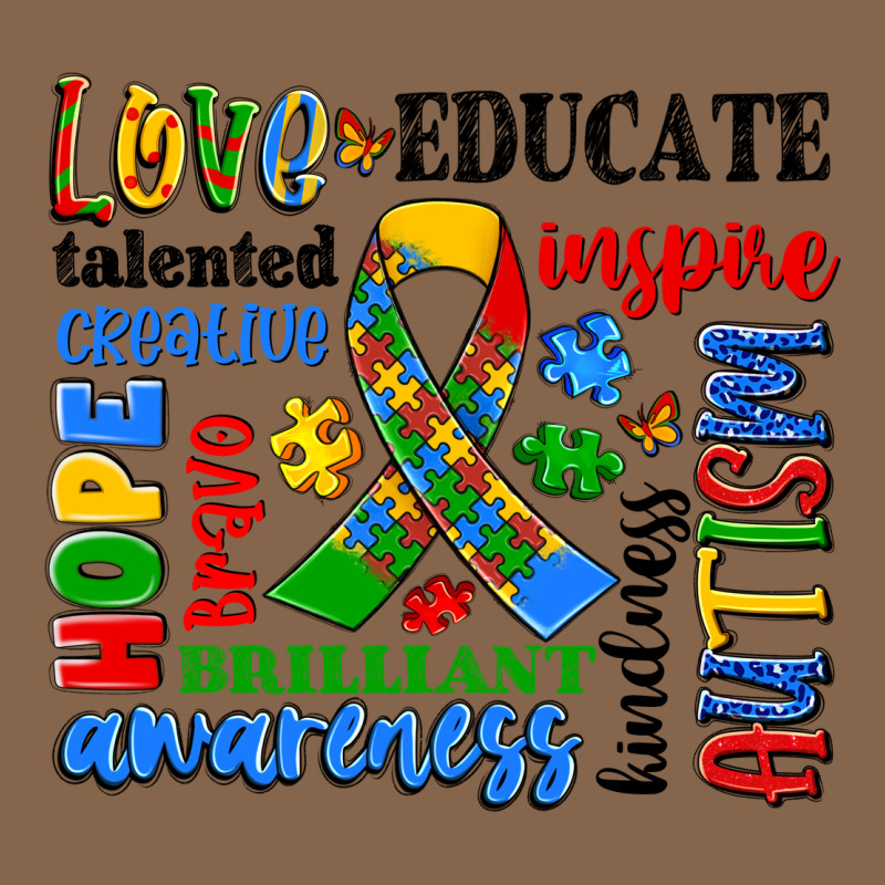 Autism Awareness Typography Premium Tee by Artiststas | Teevron