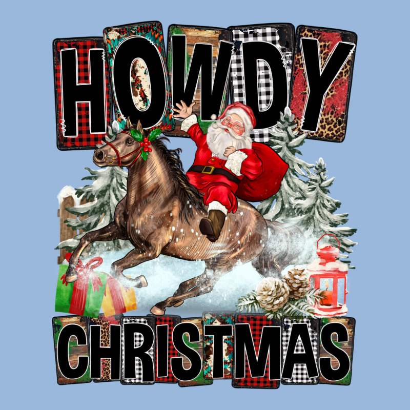 Howdy Christmas Rodeo Santa Premium Hoodie by FaDigitalArtStudio | Teevron