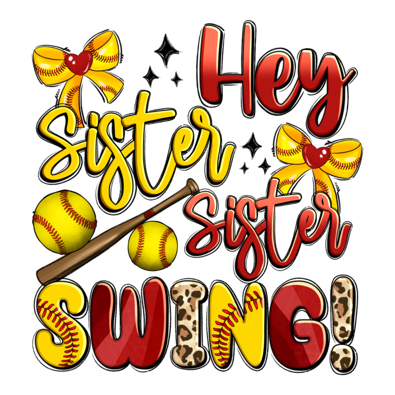 Hey Sister Sister Swing Softball Premium Tee by Artiststas | Teevron