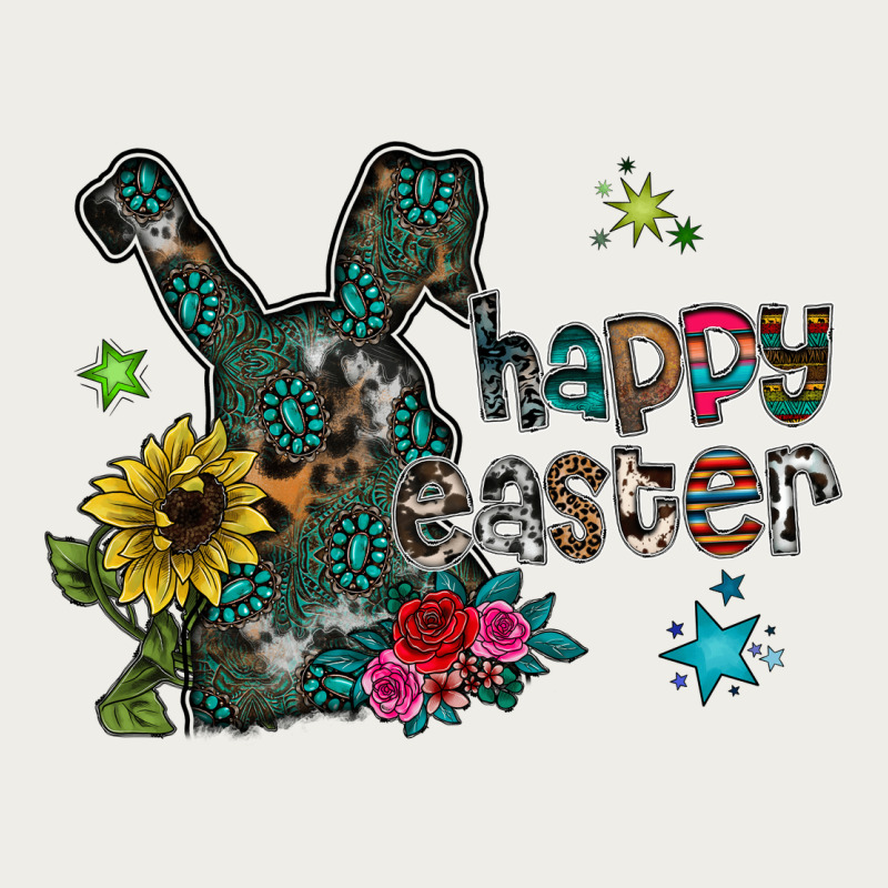 Happy Easter Zipper Hoodie by CowhideDigitalArt | Teevron