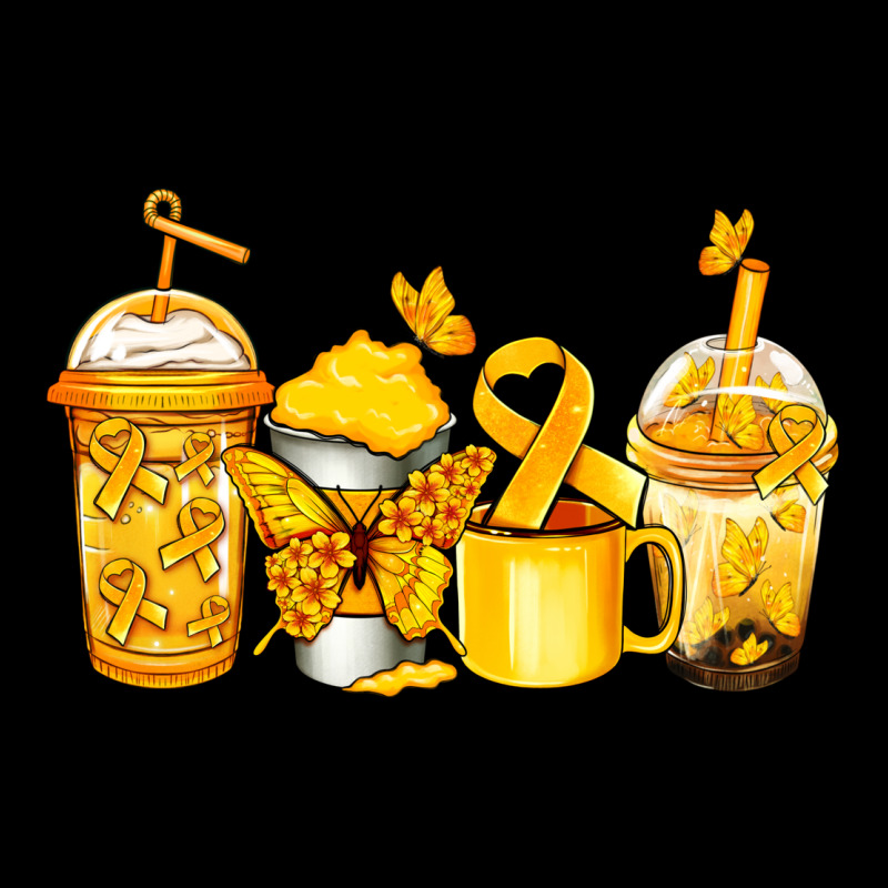 Childhood Cancer Coffee Ladies Tee by Jasminsmagicworld | Teevron