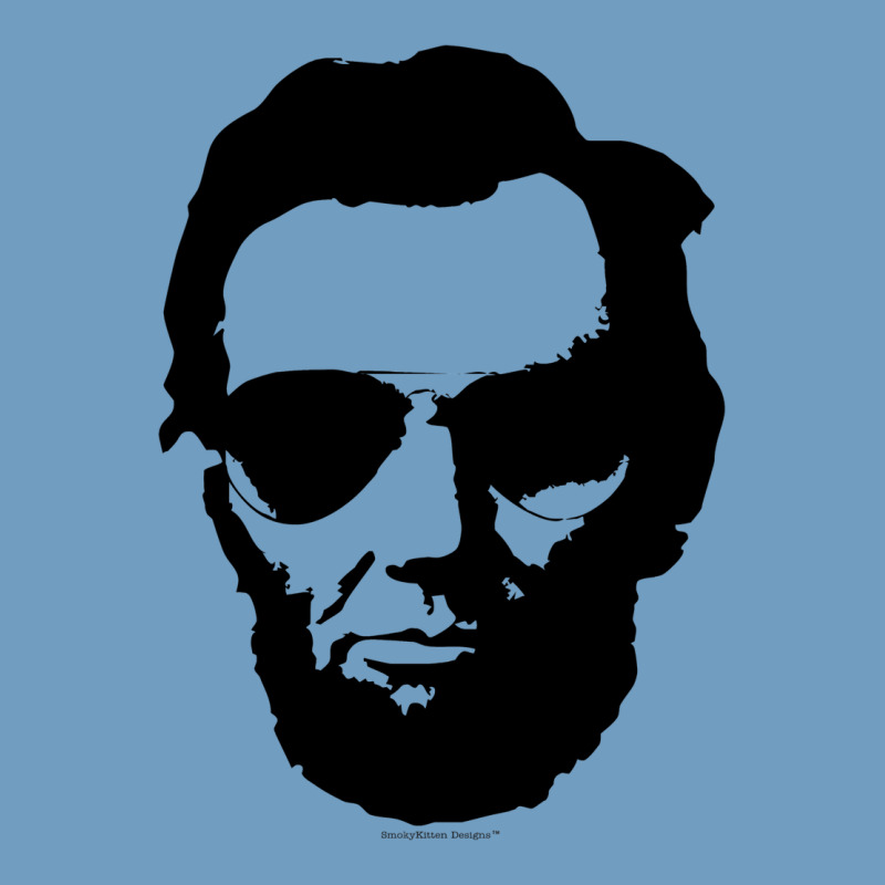 Cool Abe Lincoln With Aviator Sunglasses Black Urban Heavy Tee by lanVoArt | Teevron
