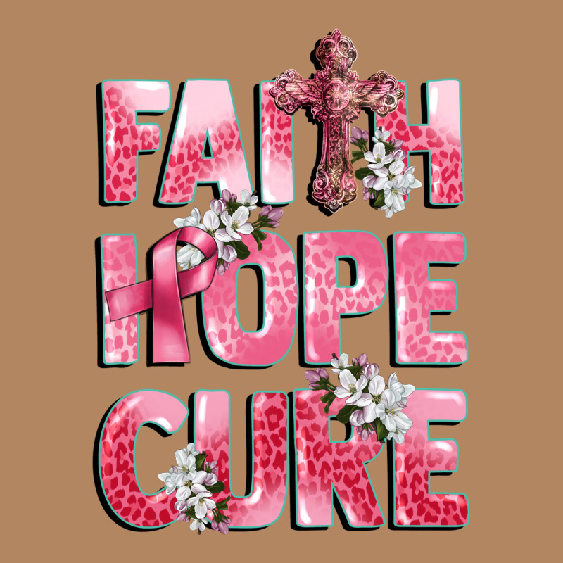 Faith Hope Cure Breast Cancer Long Sleeve Tee by CowGirlArtShop | Teevron