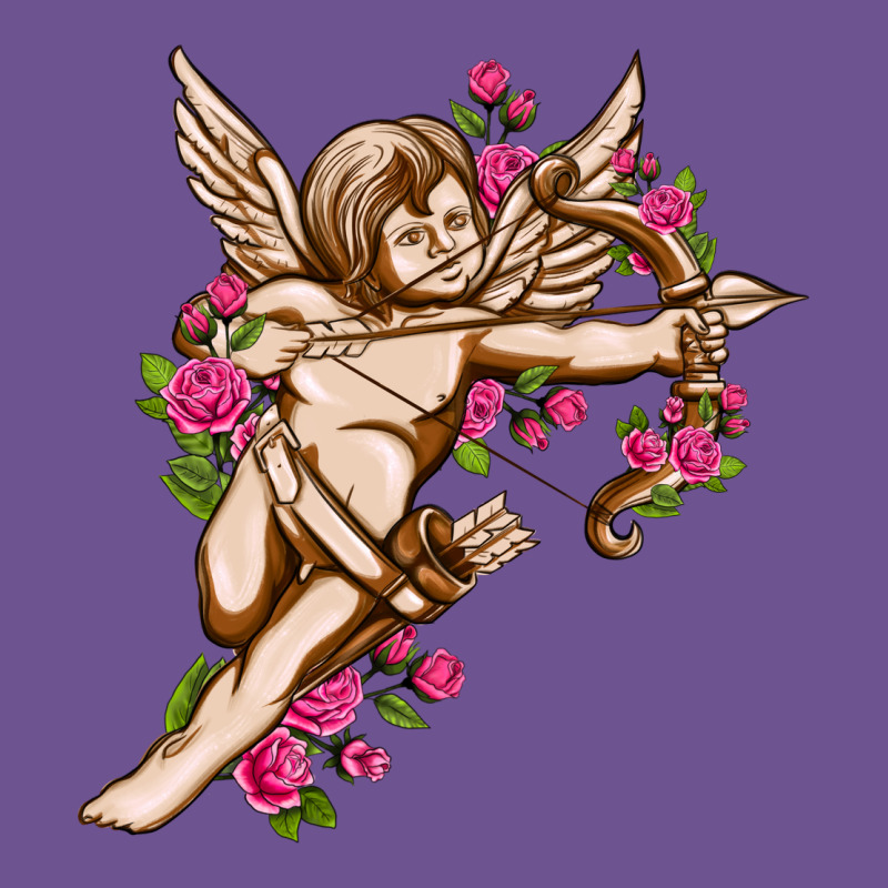 Cupid With Rose Valentine's Day Vintage Tee by HowdyJamesFarm | Teevron