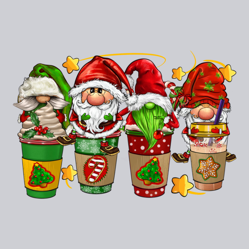 Christmas Coffee Cups Gnomies Heavyweight Sweatshirt by FaDigitalArtStudio | Teevron