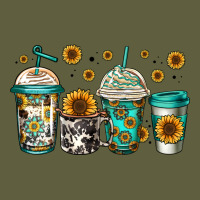 Sunflowers Coffee Cups Vintage Tee | Teevron