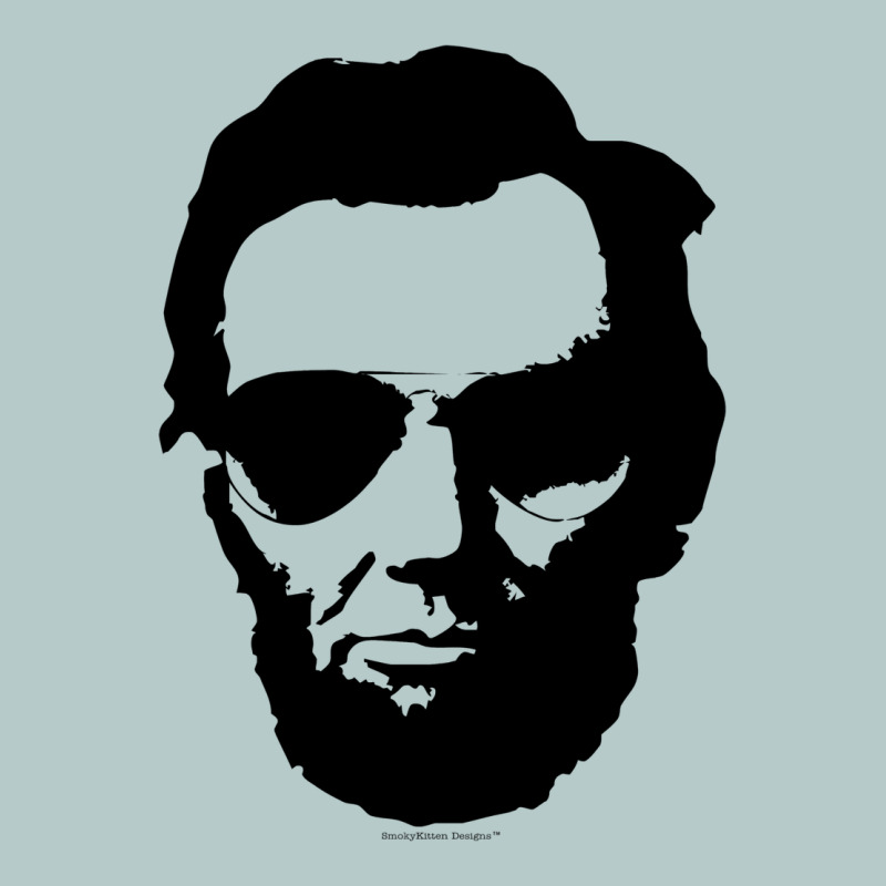 Cool Abe Lincoln With Aviator Sunglasses Black Heavy Core Tee by lanVoArt | Teevron