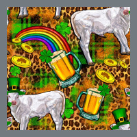 St. Patricks Cow With Rainbow And Beer Seamless Heavyweight Sweatshirt | Teevron