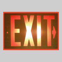 Exit Sign   Hippie Premium Tee | Teevron