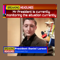 Daniel Larson Monitoring The Situation   Vintage Premium Tee | Teevron