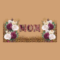 Mom Burgundy Flowers With Leopard Vintage Tee | Teevron