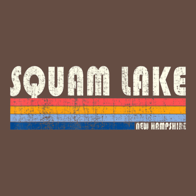 Vintage 70s 80s Style Squam Lake Nh Long Sleeve Tee by lanVoArt | Teevron