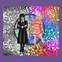 Gothic Girl And Colorful Girl Best Friends Vintage Tee | Teevron
