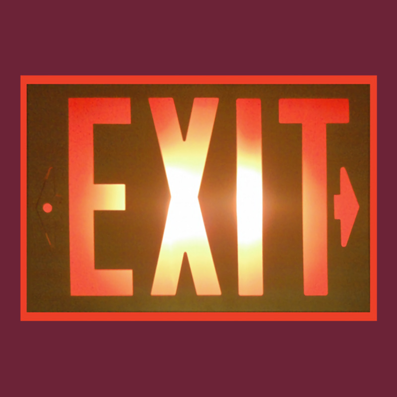 Exit Sign   Hippie Long Sleeve Tee by lanVoArt | Teevron