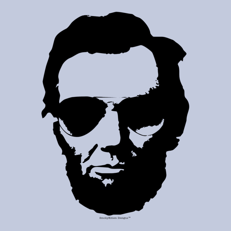 Cool Abe Lincoln With Aviator Sunglasses Black Long Sleeve Tee by lanVoArt | Teevron