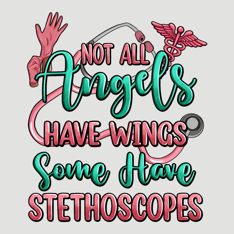 Not All Angels Have Wings Some Have Stethoscopes Classic Tee by RanaPortraitStore | Teevron