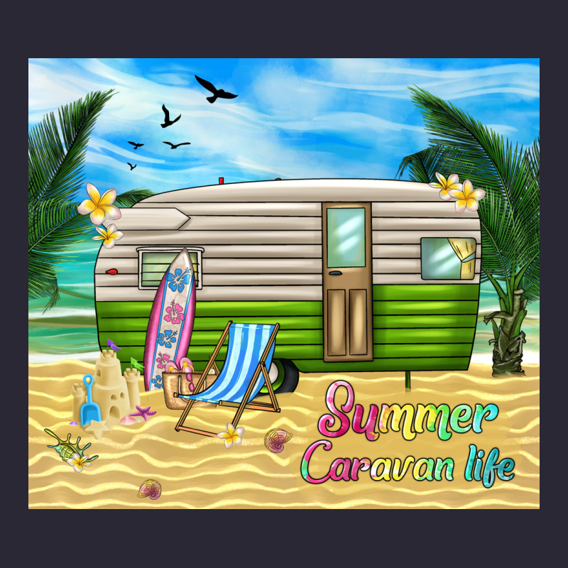 Summer Caravan Life Vintage Tee by TumblerDesignByShophia | Teevron