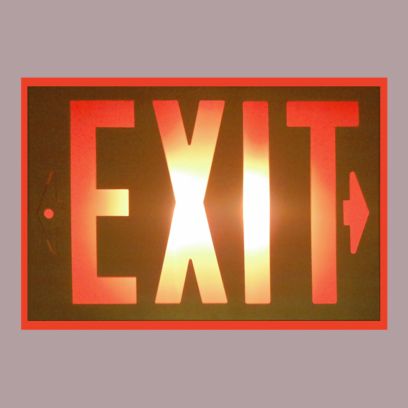 Exit Sign   Hippie Vintage Hoodie by lanVoArt | Teevron