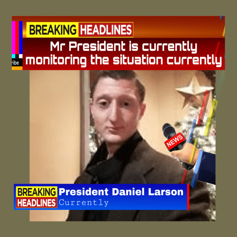 Daniel Larson Monitoring The Situation   Vintage Vintage Hoodie by lanVoArt | Teevron
