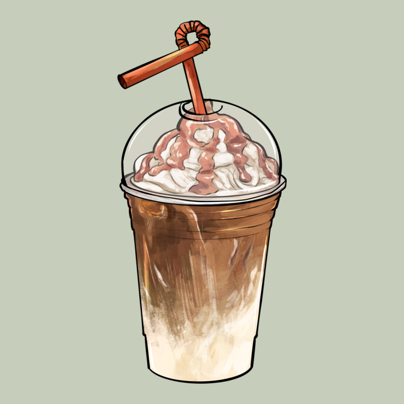 Iced Coffee With Cream Ladies Tee by BarkalooDesign | Teevron