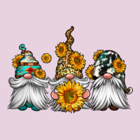 Western Sunflowers Gnomes Ladies Tee | Teevron