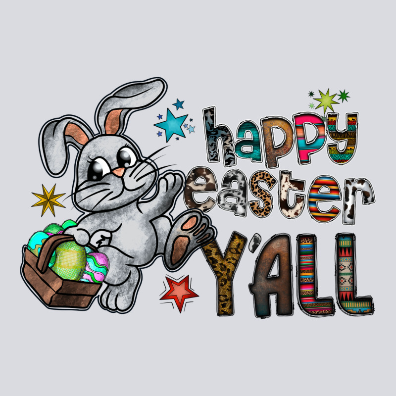 Happy Easter Y'all Zipper Hoodie by CowhideDigitalArt | Teevron