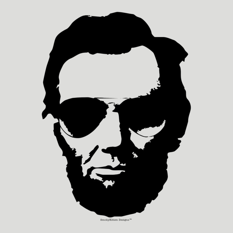 Cool Abe Lincoln With Aviator Sunglasses Black Zipper Hoodie by lanVoArt | Teevron