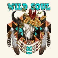 Wild Soul Bull Skull Premium Hoodie | Teevron