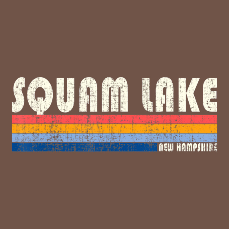 Vintage 70s 80s Style Squam Lake Nh Premium Sweatshirt by lanVoArt | Teevron
