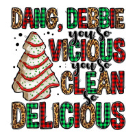 Dang Debbie Christmas Tree Cake Ladies Tee | Teevron