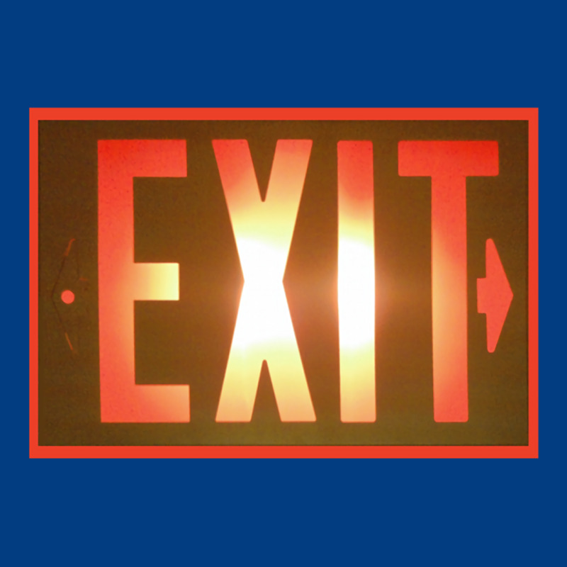 Exit Sign   Hippie Premium Sweatshirt by lanVoArt | Teevron