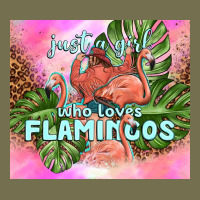 Just A Girl Who Loves Flamingo Vintage Hoodie | Teevron