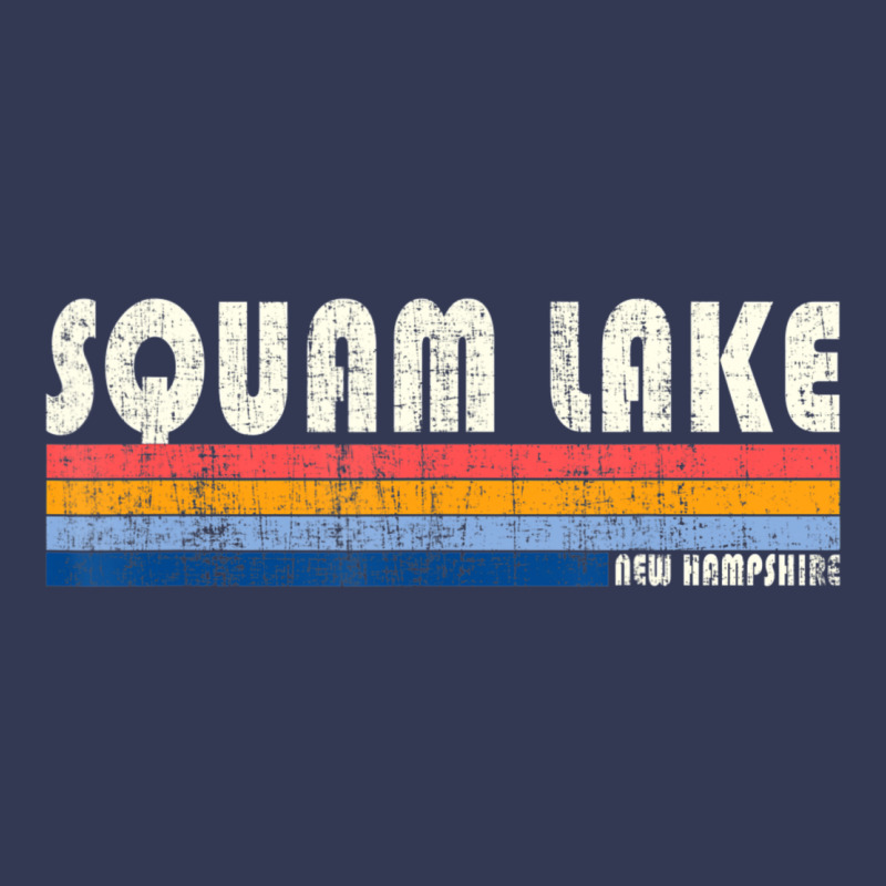 Vintage 70s 80s Style Squam Lake Nh Heavyweight Hoodie by lanVoArt | Teevron