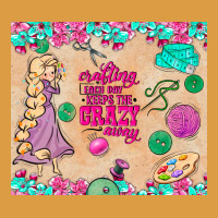 Sewing Crafting Each Day Keeps The Crazy Away Urban Heavy Tee | Teevron