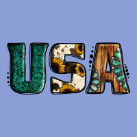 Usa Basic Bold Font Western Long Sleeve Tee | Teevron