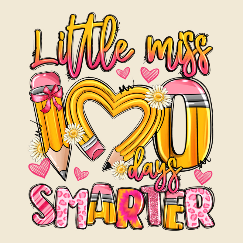 Little Miss 100 Days Smarter Premium Tee by Artiststas | Teevron