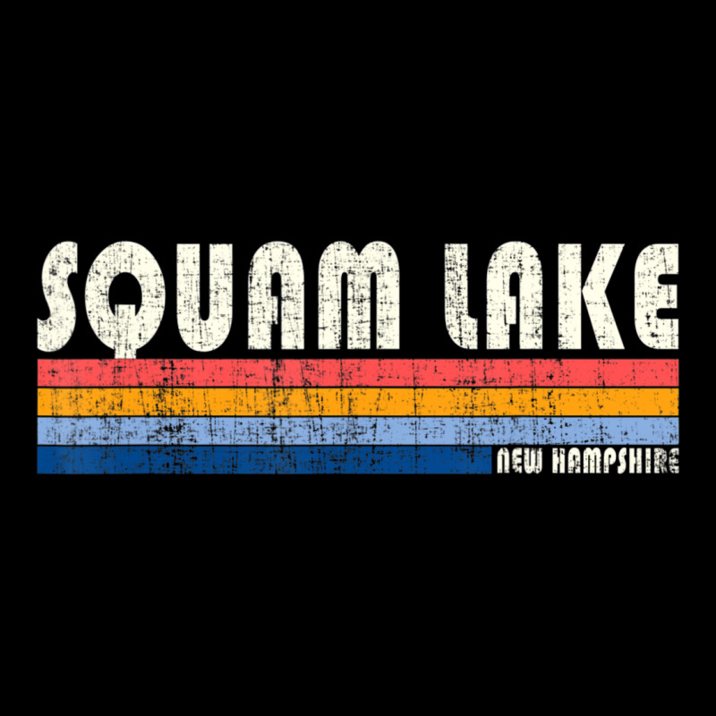 Vintage 70s 80s Style Squam Lake Nh Urban Hoodie by lanVoArt | Teevron