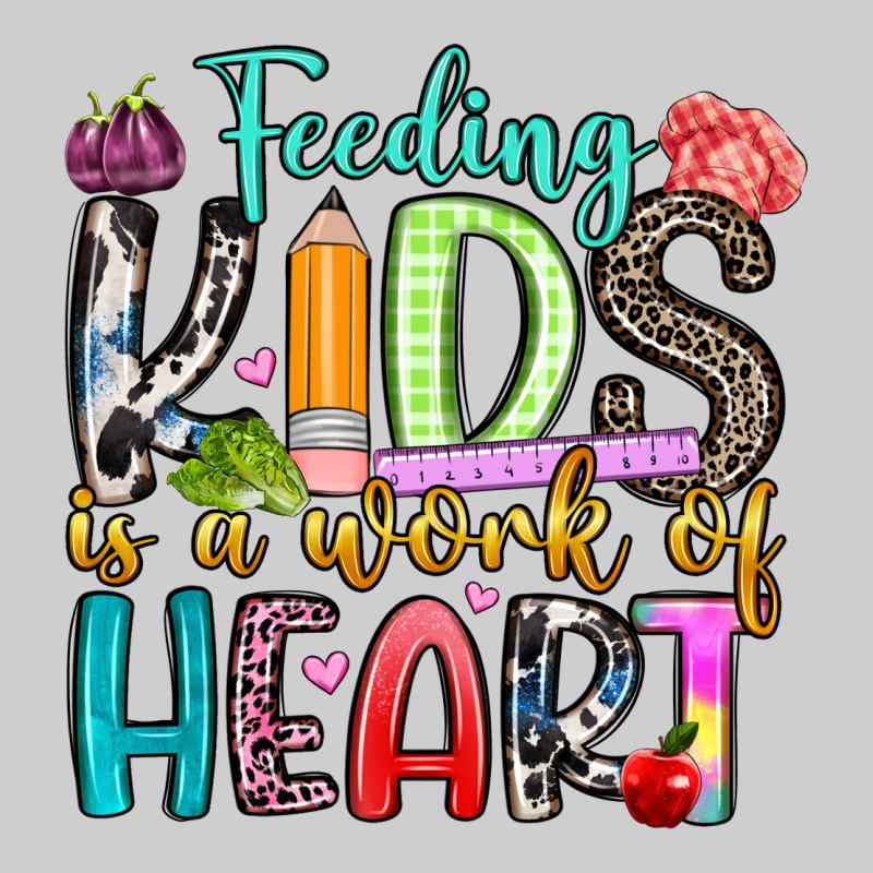 Feeding Kids Is A Work Of Heart Premium Tee by Artiststas | Teevron