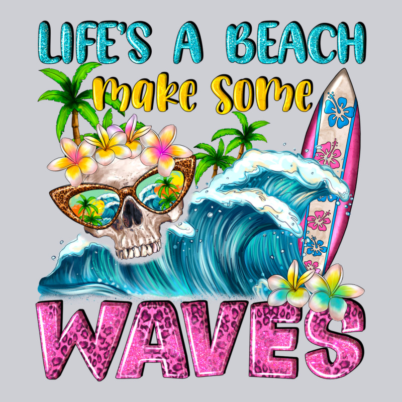 Life's A Beach Make Some Waves Classic Tee by NancyCooperArtShop | Teevron