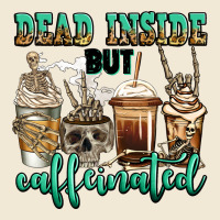 Dead Inside But Caffeinated Skeleton Coffee Cups Premium Tee | Teevron
