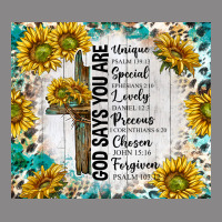 God Says You Are With Sunflower Vintage Tee | Teevron