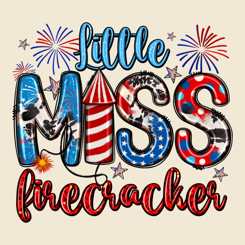 Little Miss Firecracker 4th Of July Premium Tee by Artiststas | Teevron