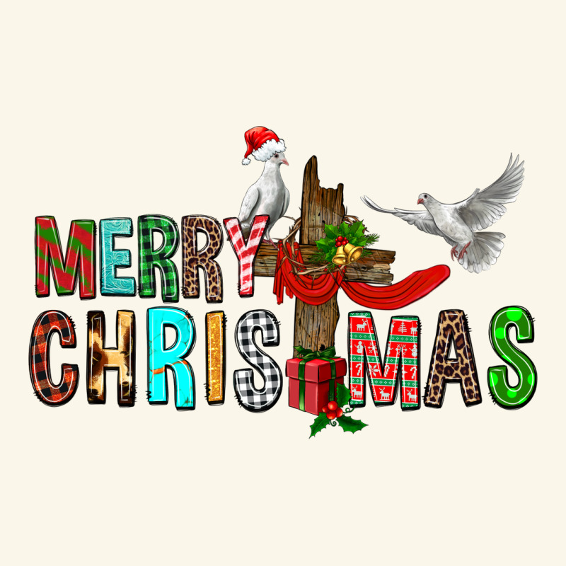 Merry Christmas Cross Premium Hoodie by FaDigitalArtStudio | Teevron