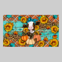 Fall Cow Premium Sweatshirt | Teevron