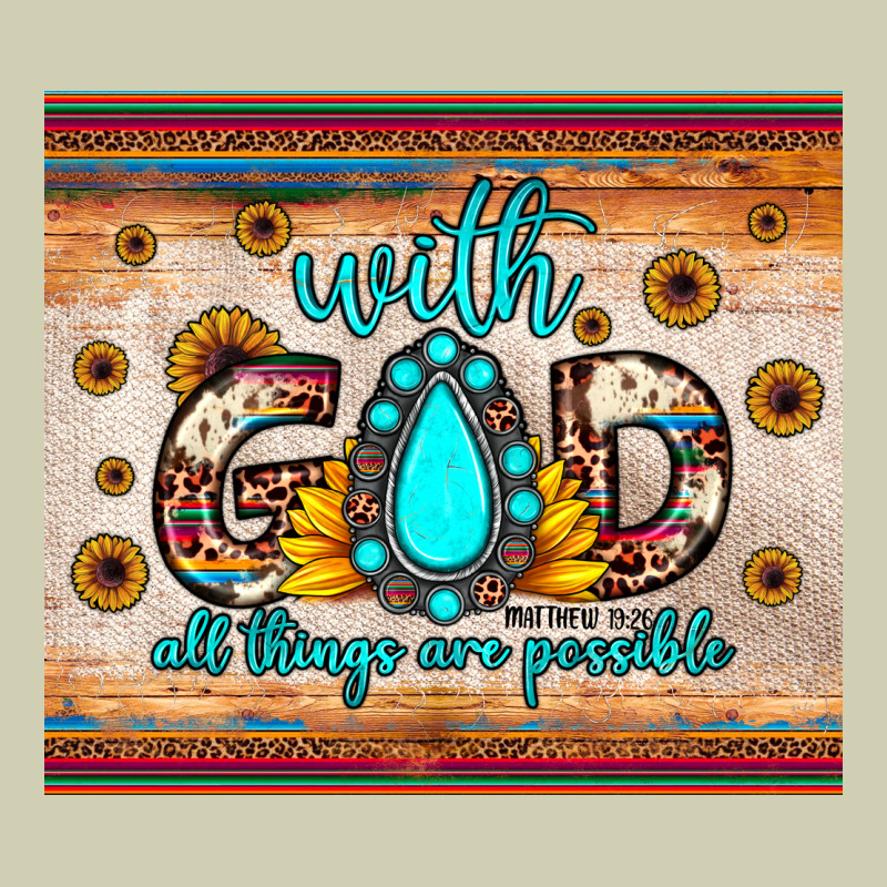 With God All Things Are Possible Matthew 19 26 Heavy Core Tee by JahusDesignShop | Teevron