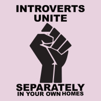 Introverts Unite Seperately In Your Own Homes Ladies Tee | Teevron