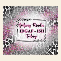 Feeling Kinda Idgaf Ish Today With Leopard Vintage Tee | Teevron