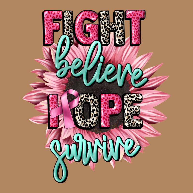 Fight Believe Hope Survive Cancer Awareness Long Sleeve Tee by CowGirlArtShop | Teevron