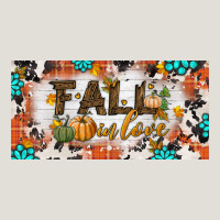 Fall In Love License Plate Heavy Core Tee | Teevron